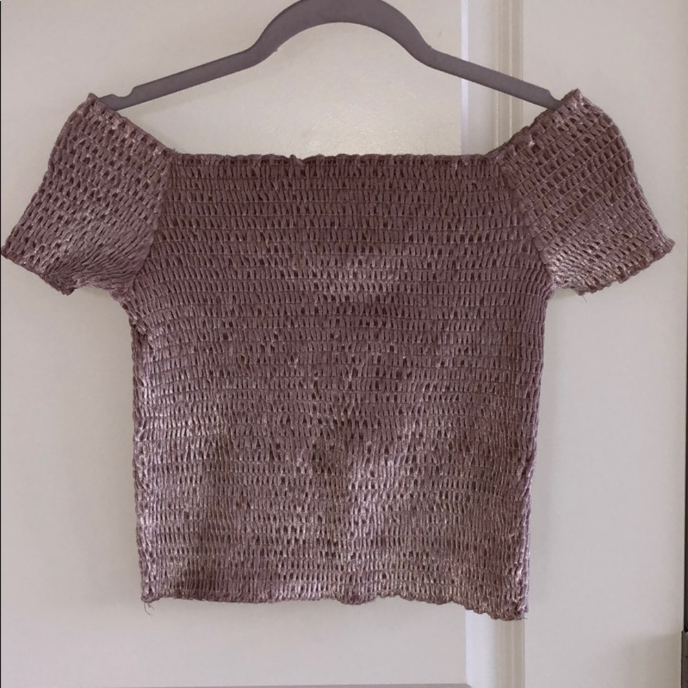 Light Before Dark | Off Shoulder crop top